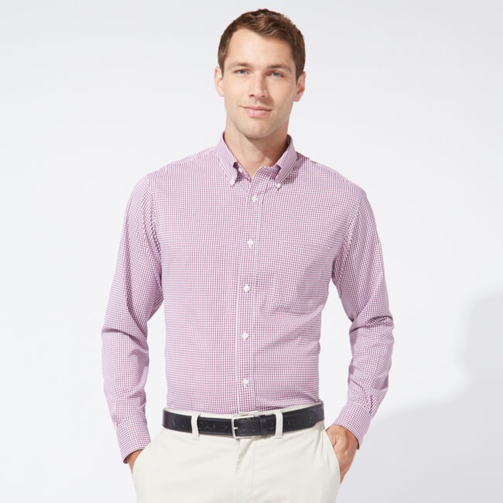 Lauren Ralph Lauren Mens 18 (34-35) Long Sleeve Shirt Classic Fit Non Iron